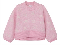 Name It nostalgia rose melange oversized knit sweater